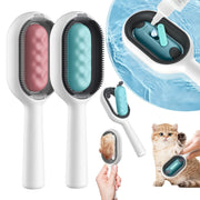 Cat Hair Brush with Water Tank – 2-in-1 Grooming Comb for Cats & Dogs | Free UK Delivery