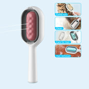 Cat Hair Brush with Water Tank – 2-in-1 Grooming Comb for Cats & Dogs | Free UK Delivery