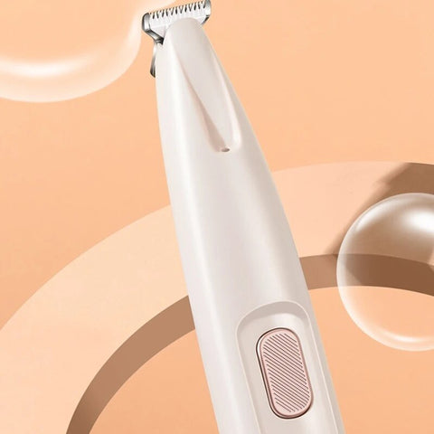 Dog Paw Hair Trimmer with LED Light – Waterproof Pet Clippers with LED Display, 18mm Wide Blade for Safe Grooming