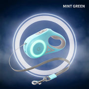 LED Retractable Dog Leash – 3M/5M Durable Pet Lead with Light | Free UK Delivery