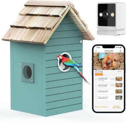 Smart Bird Feeder with Camera – AI Bird Species Recognition, 3MP HD Photos, 2.4G Wi-Fi | Free UK Delivery (3–5 Days)