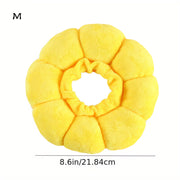 Cute Sunflower Recovery Collar for Cats & Small Dogs – Adjustable Soft E-Collar, Post-Surgery Healing Protective Cone, Comfortable Elizabethan Collar