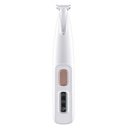 Dog Paw Hair Trimmer with LED Light – Waterproof Pet Clippers with LED Display, 18mm Wide Blade for Safe Grooming