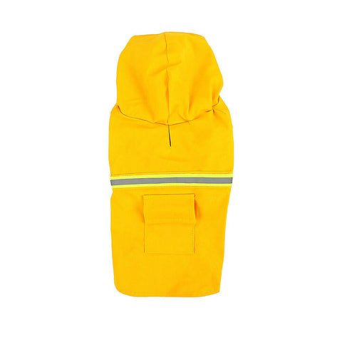 Dog Raincoat, Waterproof Dog Rain Jacket With Safety Reflective Stripe, Hooded Slicker Dachshund Doggy
