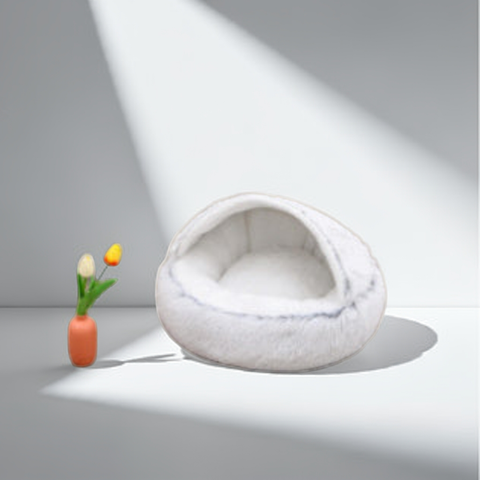 2 In 1 Dog And Cat Bed Pet Winter Bed Round Plush Warm Bed House Soft Long Plush Pets Bed Pet Products